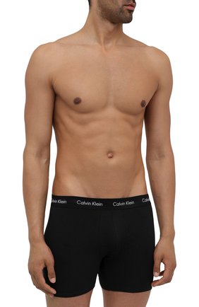Мужские комплект из трех боксеров CALVIN KLEIN черного цвета по цене 4705 руб., арт. NB1770A | Фото 2 Мужские комплект из трех боксеров CALVIN KLEIN черного цвета, арт. NB1770A | Фото 2 (Материал внешний: Хлопок; Мужское Кросс-КТ: Трусы; Кросс-КТ: бельё)