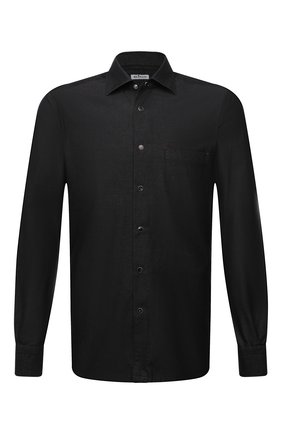 Мужская хлопковая рубашка KITON черного цвета по цене 45750 руб., арт. UMCNERHH0781701 | Фото 1 Мужская хлопковая рубашка KITON черного цвета, арт. UMCNERHH0781701 | Фото 1 (Рукава: Длинные; Материал внешний: Хлопок; Длина (для топов): Стандартные; Случай: Повседневный; Стили: Кэжуэл; Рубашки М: Regular Fit; Манжеты: На кнопках; Принт: Однотонные; Воротник: Акула)