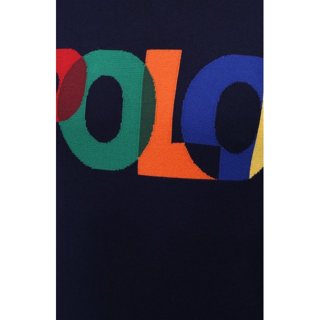 Хлопковый джемпер Polo Ralph Lauren 710842796, цвет синий, размер 48 - фото 5