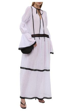 Женская хлопковая туника MASTERPEACE белого цвета по цене 27500 руб., арт. MP-TN-WH-BL-01 | Фото 2 Женская хлопковая туника MASTERPEACE белого цвета, арт. MP-TN-WH-BL-01 | Фото 2