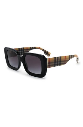 Женские солнцезащитные очки BURBERRY черного цвета по цене 19650 руб., арт. 4327-37578G | Фото 1 Женские солнцезащитные очки BURBERRY черного цвета, арт. 4327-37578G | Фото 1