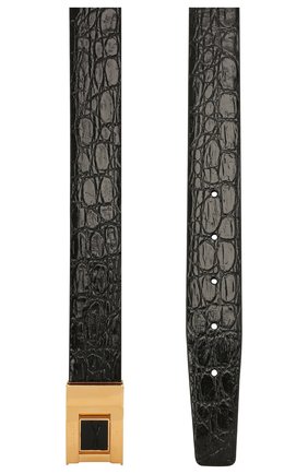 Женский кожаный ремень SAINT LAURENT черного цвета по цене 42950 руб., арт. 658518/1ZQ0J | Фото 2 Женский кожаный ремень SAINT LAURENT черного цвета, арт. 658518/1ZQ0J | Фото 2