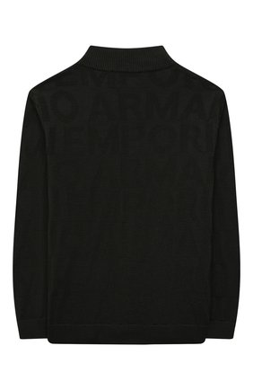 Детский кардиган EMPORIO ARMANI хаки цвета по цене 13000 руб., арт. 6K4M63/4M1CZ | Фото 2 Детский кардиган EMPORIO ARMANI хаки цвета, арт. 6K4M63/4M1CZ | Фото 2