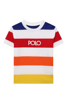 Детский хлопковая футболка POLO RALPH LAUREN разноцветного цвета по цене 2995 руб., арт. 320844644 | Фото 1 Детский хлопковая футболка POLO RALPH LAUREN разноцветного цвета, арт. 320844644 | Фото 1