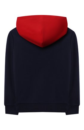 Детский хлопковое худи POLO RALPH LAUREN темно-синего цвета по цене 7945 руб., арт. 321844797 | Фото 2 Детский хлопковое худи POLO RALPH LAUREN темно-синего цвета, арт. 321844797 | Фото 2