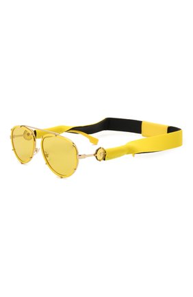 Женские солнцезащитные очки VERSACE желтого цвета по цене 23300 руб., арт. 2232-14736D | Фото 1 Женские солнцезащитные очки VERSACE желтого цвета, арт. 2232-14736D | Фото 1