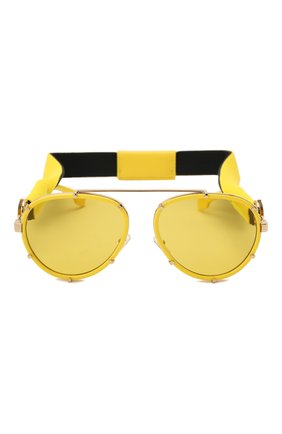 Женские солнцезащитные очки VERSACE желтого цвета по цене 23300 руб., арт. 2232-14736D | Фото 7 Женские солнцезащитные очки VERSACE желтого цвета, арт. 2232-14736D | Фото 7