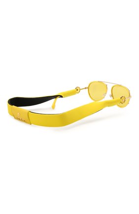 Женские солнцезащитные очки VERSACE желтого цвета по цене 23300 руб., арт. 2232-14736D | Фото 8 Женские солнцезащитные очки VERSACE желтого цвета, арт. 2232-14736D | Фото 8