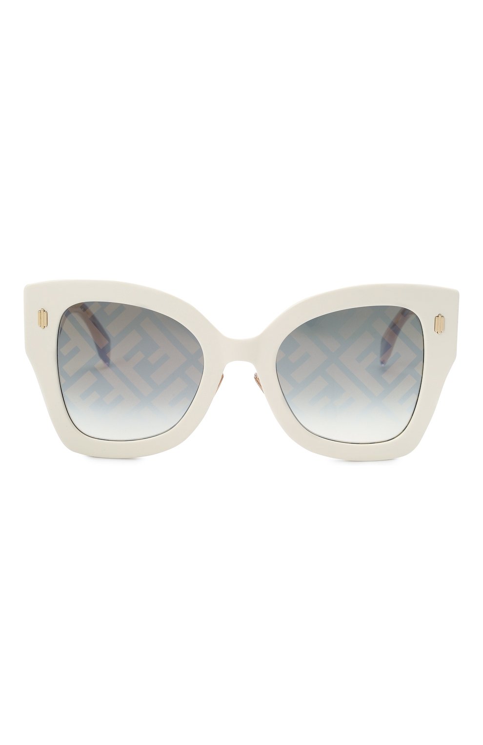 Женские солнцезащитные очки FENDI белого цвета, арт. 0434/G SZJ | Фото 3 (Тип очков: С/з; Оптика Гендер: оптика-женское; Очки форма: Бабочка)