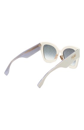 Женские солнцезащитные очки FENDI белого цвета, арт. 0434/G SZJ | Фото 4 (Тип очков: С/з; Оптика Гендер: оптика-женское; Очки форма: Бабочка)
