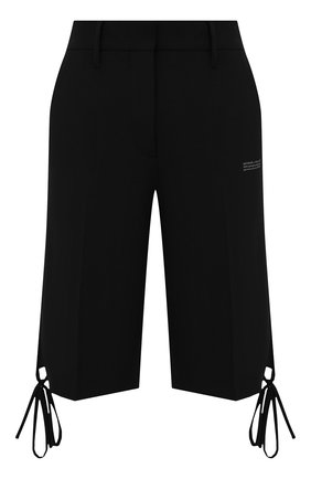 Женские шорты-бермуды OFF-WHITE черного цвета по цене 48150 руб., арт. 0WCA133S21FAB002 | Фото 1 Женские шорты-бермуды OFF-WHITE черного цвета, арт. 0WCA133S21FAB002 | Фото 1
