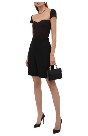 Женские кожаные туфли hot chick 100 CHRISTIAN LOUBOUTIN черного цвета по цене 55150 руб., арт. 3200380/H0T CHICK 100 | Фото 2 Женские кожаные туфли hot chick 100 CHRISTIAN LOUBOUTIN черного цвета, арт. 3200380/H0T CHICK 100 | Фото 2