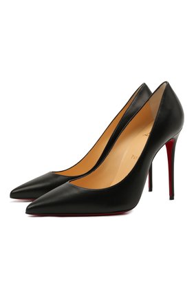 Женские кожаные туфли kate 100 CHRISTIAN LOUBOUTIN черного цвета по цене 55150 руб., арт. 3191410/KATE 100 | Фото 1 Женские кожаные туфли kate 100 CHRISTIAN LOUBOUTIN черного цвета, арт. 3191410/KATE 100 | Фото 1