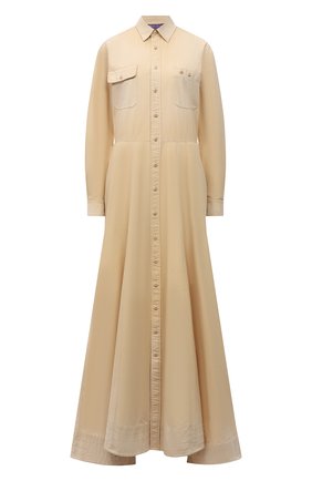 Женское хлопковое платье RALPH LAUREN бежевого цвета по цене 349000 руб., арт. 290849803 | Фото 1 Женское хлопковое платье RALPH LAUREN бежевого цвета, арт. 290849803 | Фото 1