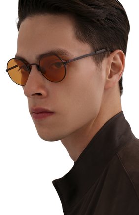 Мужские солнцезащитные очки KITON коричневого цвета по цене 63350 руб., арт. U0C00101/00Q | Фото 2 Мужские солнцезащитные очки KITON коричневого цвета, арт. U0C00101/00Q | Фото 2