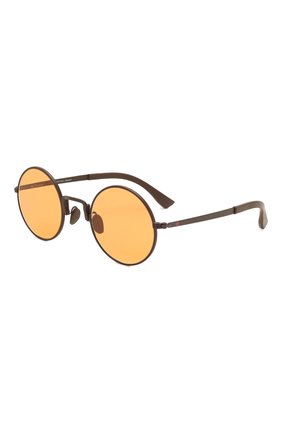 Мужские солнцезащитные очки KITON коричневого цвета, арт. U0C00101/00Q | Фото 1 (Тип очков: С/з; Региональные ограничения белый список (Axapta Mercury): RU; Кросс-КТ: С/з-мужское; Очки форма: Круглые; Оптика Гендер: оптика-мужское)