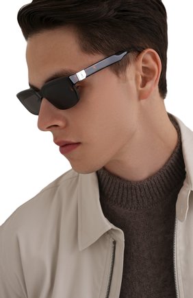 Мужские солнцезащитные очки BERLUTI коричневого цвета, арт. BL 40017U | Фото 2 (Тип очков: С/з; Кросс-КТ: С/з-мужское; Оптика Гендер: оптика-мужское)