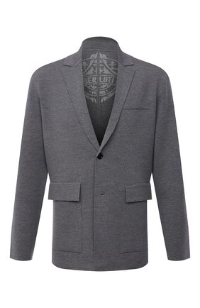 Мужской шерстяной пиджак BERLUTI серого цвета по цене 186000 руб., арт. R20KJL42-001 | Фото 1 Мужской шерстяной пиджак BERLUTI серого цвета, арт. R20KJL42-001 | Фото 1
