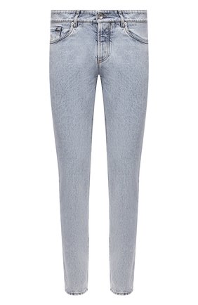 Мужские джинсы BRUNELLO CUCINELLI светло-голубого цвета по цене 85200 руб., арт. MA095D2210 | Фото 1