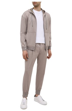 Мужские джоггеры GIORGIO ARMANI светло-бежевого цвета по цене 72550 руб., арт. 6KSP52/SJGBZ | Фото 2 Мужские джоггеры GIORGIO ARMANI светло-бежевого цвета, арт. 6KSP52/SJGBZ | Фото 2