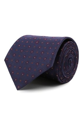 Мужской шелковый галстук BRIONI фиолетового цвета, арт. 061Q00/01406 | Фото 1 (Материал: Текстиль, Шелк; Принт: С принтом)