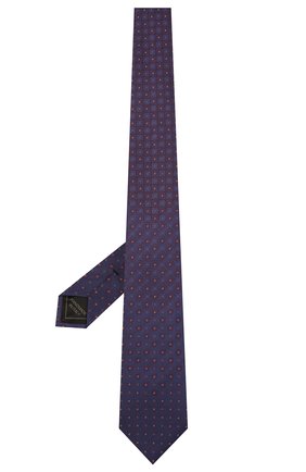Мужской шелковый галстук BRIONI фиолетового цвета, арт. 061Q00/01406 | Фото 2 (Материал: Текстиль, Шелк; Принт: С принтом)