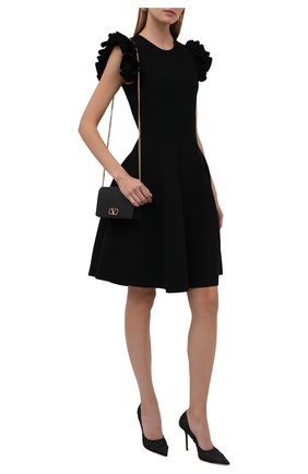 Женские текстильные туфли love 100 JIMMY CHOO черного цвета по цене 62700 руб., арт. L0VE 100/ZYD | Фото 2 Женские текстильные туфли love 100 JIMMY CHOO черного цвета, арт. L0VE 100/ZYD | Фото 2