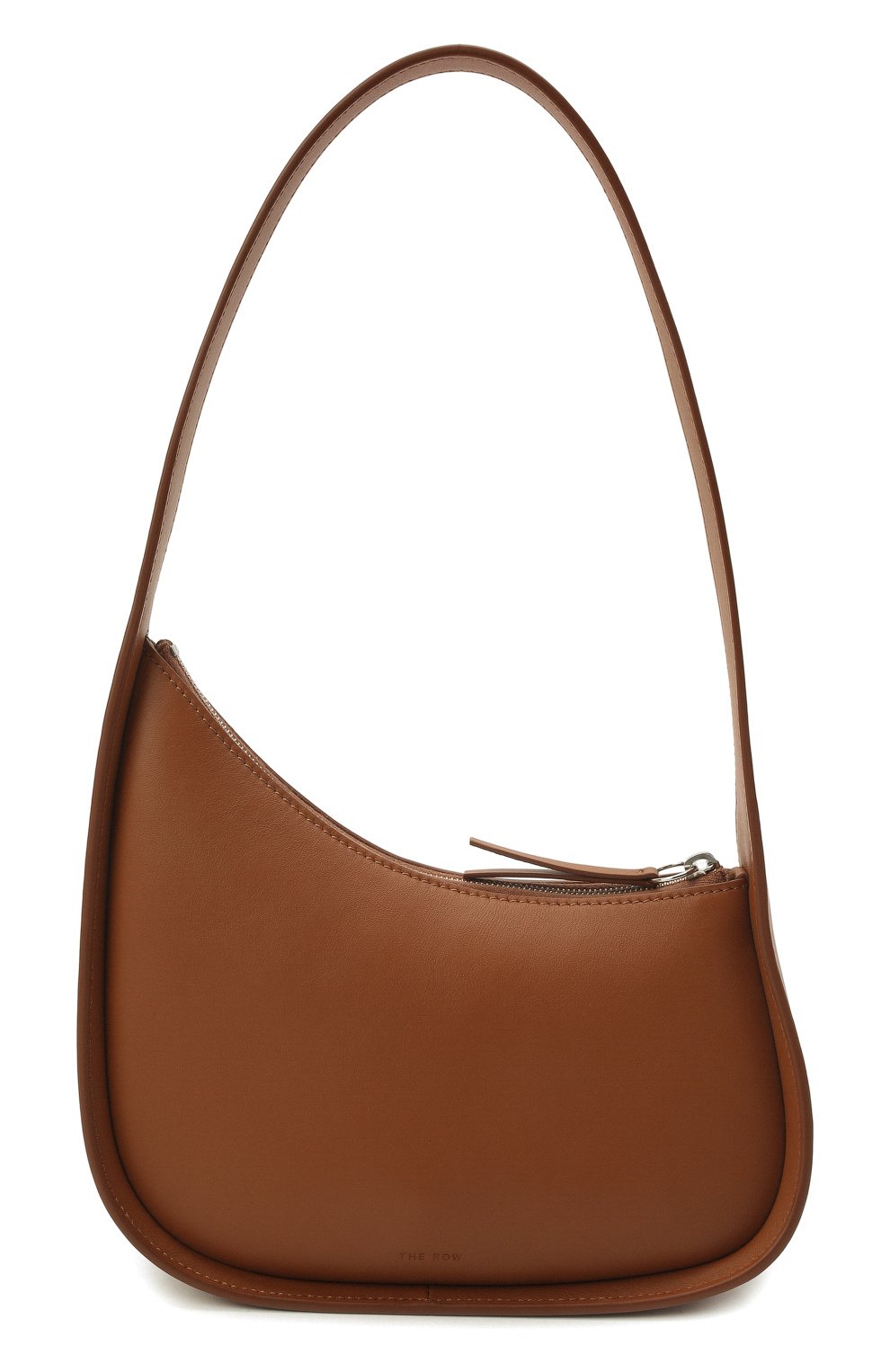 Женская сумка half moon THE ROW коричневого цвета, арт. W1249L52 | Фото 1 (Сумки-технические: Сумки top-handle; Материал: Натуральная кожа; Размер: mini)