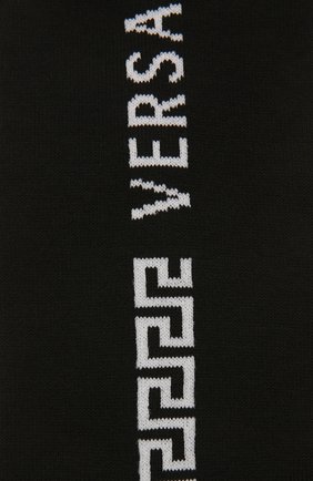 Женские хлопковые гольфы VERSACE черного цвета по цене 6995 руб., арт. 1001544/1A01192 | Фото 2 Женские хлопковые гольфы VERSACE черного цвета, арт. 1001544/1A01192 | Фото 2