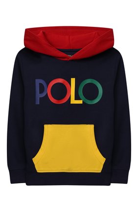 Детский хлопковое худи POLO RALPH LAUREN темно-синего цвета по цене 7945 руб., арт. 322844797 | Фото 1 Детский хлопковое худи POLO RALPH LAUREN темно-синего цвета, арт. 322844797 | Фото 1