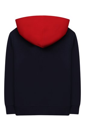 Детский хлопковое худи POLO RALPH LAUREN темно-синего цвета по цене 7945 руб., арт. 322844797 | Фото 2 Детский хлопковое худи POLO RALPH LAUREN темно-синего цвета, арт. 322844797 | Фото 2