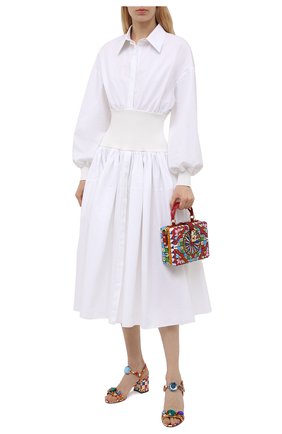 Женские кожаные босоножки keira DOLCE & GABBANA разноцветного цвета по цене 84850 руб., арт. CR0906/AJ744 | Фото 2 Женские кожаные босоножки keira DOLCE & GABBANA разноцветного цвета, арт. CR0906/AJ744 | Фото 2 (Материал внутренний: Натуральная кожа; Каблук высота: Средний; Каблук тип: Устойчивый; Подошва: Плоская; Материал внешний: Кожа)