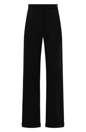 Женские шерстяные брюки GIORGIO ARMANI черного цвета по цене 78200 руб., арт. 1WHPP0IN/T01QW | Фото 1 Женские шерстяные брюки GIORGIO ARMANI черного цвета, арт. 1WHPP0IN/T01QW | Фото 1