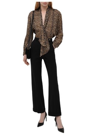 Женские шерстяные брюки GIORGIO ARMANI черного цвета по цене 78200 руб., арт. 1WHPP0IN/T01QW | Фото 2 Женские шерстяные брюки GIORGIO ARMANI черного цвета, арт. 1WHPP0IN/T01QW | Фото 2