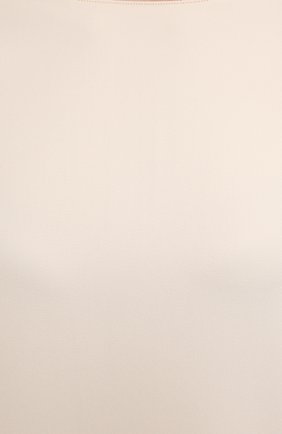 Женская блузка THE ROW кремвого цвета, арт. 5642W730 | Фото 5 (Принт: Без принта; Материал внешний: Синтетический материал, Вискоза; Длина (для топов): Удлиненные; Региональные ограничения белый список (Axapta Mercury): RU; Рукава: 3/4; Женское Кросс-КТ: Блуза-одежда; Стили: Кэжуэл)