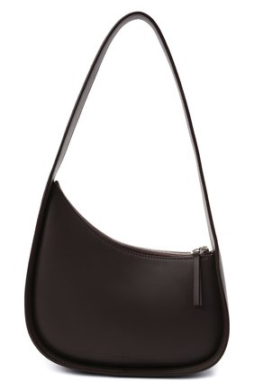 Женская сумка half moon THE ROW темно-коричневого цвета, арт. W1249L52 | Фото 1 (Материал: Натуральная кожа; Сумки-технические: Сумки top-handle; Размер: mini)