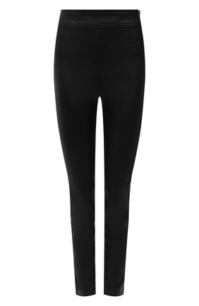 Женские кожаные леггинсы HELMUT LANG черного цвета по цене 99500 руб., арт. K01HW208 | Фото 1 Женские кожаные леггинсы HELMUT LANG черного цвета, арт. K01HW208 | Фото 1