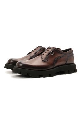 Мужские кожаные дерби BERLUTI коричневого цвета по цене 158000 руб., арт. S5534-001 | Фото 1 Мужские кожаные дерби BERLUTI коричневого цвета, арт. S5534-001 | Фото 1 (Материал внутренний: Натуральная кожа; Стили: Классический; Материал внешний: Кожа; Длина стельки: 29,4, 27,7, 27, 27,5, 26,7, 30,5, 29)
