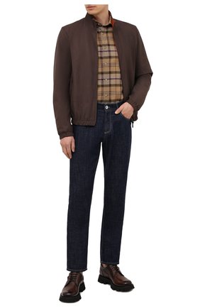 Мужские кожаные дерби BERLUTI коричневого цвета по цене 158000 руб., арт. S5534-001 | Фото 2 Мужские кожаные дерби BERLUTI коричневого цвета, арт. S5534-001 | Фото 2 (Материал внутренний: Натуральная кожа; Стили: Классический; Материал внешний: Кожа; Длина стельки: 29,4, 27,7, 27, 27,5, 26,7, 30,5, 29)