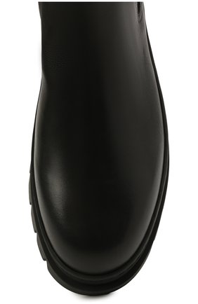 Мужские кожаные челси H`D`S`N BARACCO черного цвета, арт. 81532.VVN.0* | Фото 5 (Длина стельки: 27,5, 28,8, 29,5, 27, 28; Материал внешний: Кожа; Материал внутренний: Натуральная кожа; Материал утеплителя: Без утеплителя; Мужское Кросс-КТ: Сапоги-обувь, Челси-обувь)