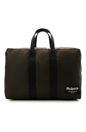 Мужская текстильная спортивная сумка ALEXANDER MCQUEEN хаки цвета по цене 68750 руб., арт. 662867/1AABY | Фото 1 Мужская текстильная спортивная сумка ALEXANDER MCQUEEN хаки цвета, арт. 662867/1AABY | Фото 1 (Ремень/цепочка: На ремешке; Материал: Текстиль)