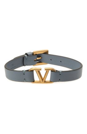 Женский кожаный браслет vlogo VALENTINO голубого цвета по цене 14500 руб., арт. WW2J0C44/ZXL | Фото 1 Женский кожаный браслет vlogo VALENTINO голубого цвета, арт. WW2J0C44/ZXL | Фото 1