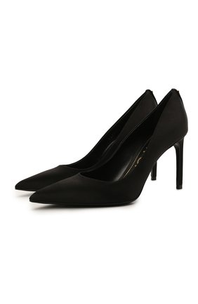 Женские текстильные туфли t-screw TOM FORD черного цвета по цене 56800 руб., арт. W2326T-STA | Фото 1 Женские текстильные туфли t-screw TOM FORD черного цвета, арт. W2326T-STA | Фото 1