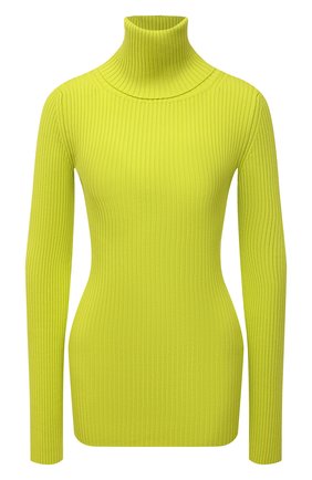 Женская шерстяная водолазка VETEMENTS зеленого цвета по цене 79050 руб., арт. WA52KN700Y 2901/NE0N YELL0W | Фото 1 Женская шерстяная водолазка VETEMENTS зеленого цвета, арт. WA52KN700Y 2901/NE0N YELL0W | Фото 1