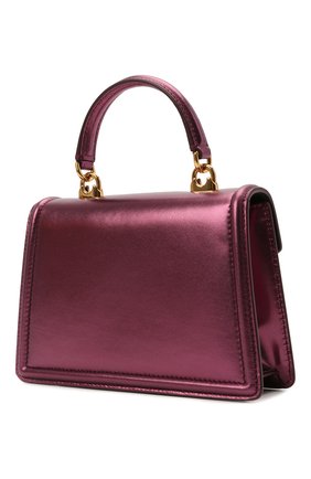 Женская сумка devotion small DOLCE & GABBANA фиолетового цвета по цене 117500 руб., арт. BB6711/A1016 | Фото 3 Женская сумка devotion small DOLCE & GABBANA фиолетового цвета, арт. BB6711/A1016 | Фото 3 (Женское Кросс-КТ: Вечерняя сумка; Сумки-технические: Сумки top-handle; Материал: Натуральная кожа; Ремень/цепочка: На ремешке; Размер: small)