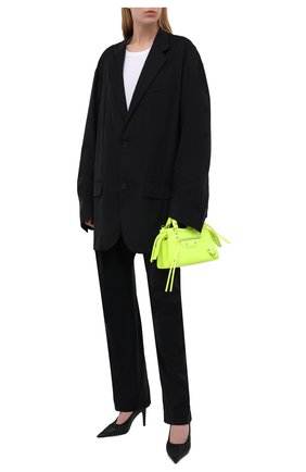 Женский жакет BALENCIAGA черного цвета по цене 168500 руб., арт. 663055/TK029 | Фото 2 Женский жакет BALENCIAGA черного цвета, арт. 663055/TK029 | Фото 2