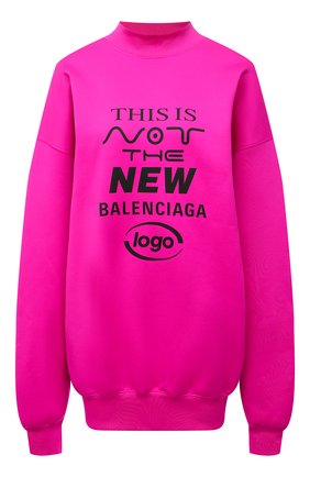 Женский свитшот BALENCIAGA фуксия цвета по цене 68700 руб., арт. 652981/TKVE3 | Фото 1 Женский свитшот BALENCIAGA фуксия цвета, арт. 652981/TKVE3 | Фото 1 (Материал внешний: Синтетический материал, Хлопок; Женское Кросс-КТ: Свитшот-одежда; Рукава: Длинные; Стили: Спорт-шик; Длина (для топов): Удлиненные)