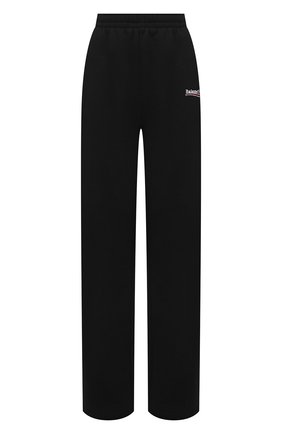 Женские хлопковые брюки BALENCIAGA черного цвета по цене 63600 руб., арт. 641602/TKVI9 | Фото 1 Женские хлопковые брюки BALENCIAGA черного цвета, арт. 641602/TKVI9 | Фото 1