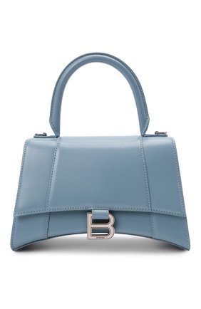 Женская сумка hourglass s BALENCIAGA голубого цвета по цене 153500 руб., арт. 593546/1QJ4Y | Фото 1 Женская сумка hourglass s BALENCIAGA голубого цвета, арт. 593546/1QJ4Y | Фото 1 (Материал: Натуральная кожа; Сумки-технические: Сумки top-handle; Размер: small; Ремень/цепочка: На ремешке)
