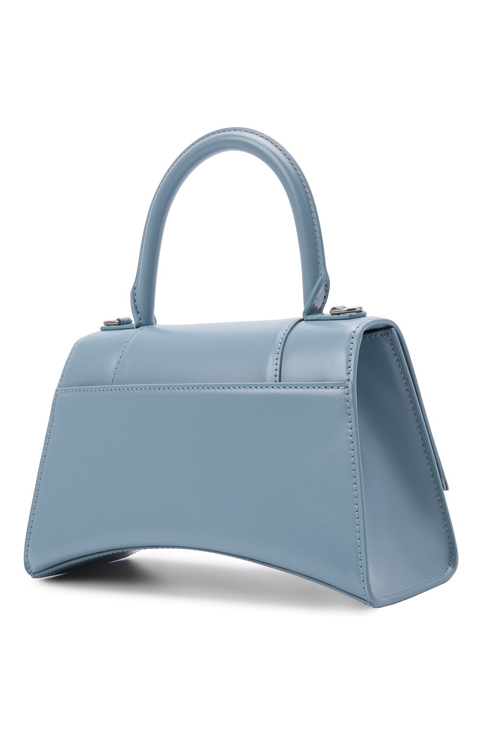 Женская сумка hourglass s BALENCIAGA голубого цвета по цене 168000 руб., арт. 593546/1QJ4Y | Фото 3 Женская сумка hourglass s BALENCIAGA голубого цвета, арт. 593546/1QJ4Y | Фото 3 (Сумки-технические: Сумки top-handle; Материал: Натуральная кожа; Ремень/цепочка: На ремешке; Размер: small)